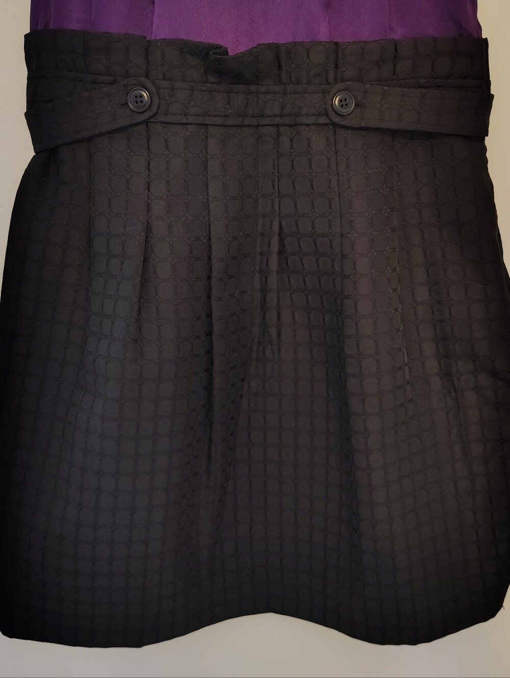 NWT BCBGMAXAZRIA Purple Black Dress Size 6P Hoco Homecoming 90s Y2K - Picture 6 of 13